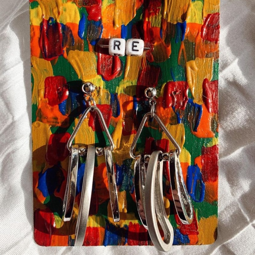 “Geometry?” Earrings